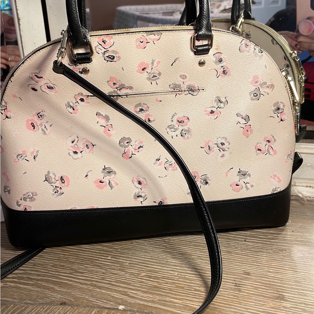 Coach floral purse